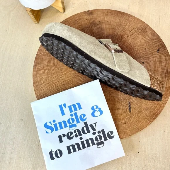 Birkenstock | SINGLE LEFT ONLY Boston Clog in Tan Suede Size 40/9- Replacement - Picture 5 of 12